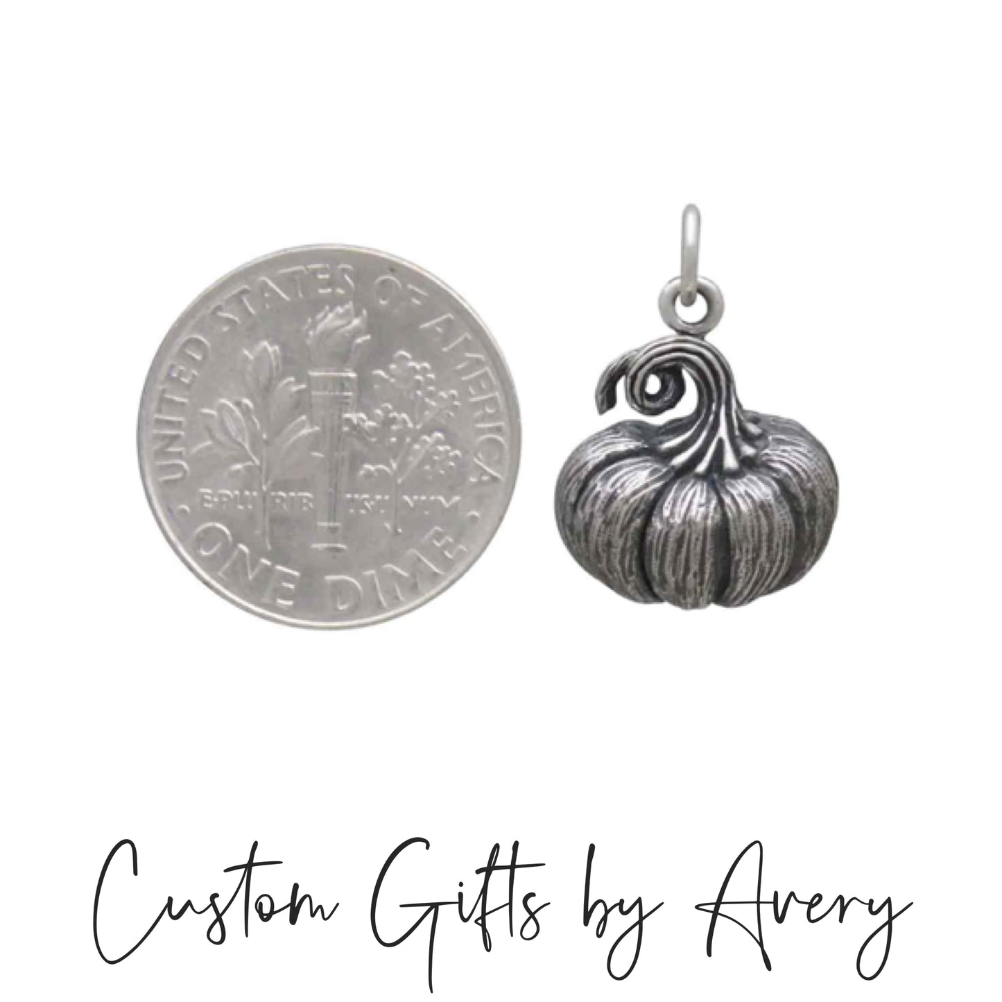 Sterling Silver Pumpkin Necklace
