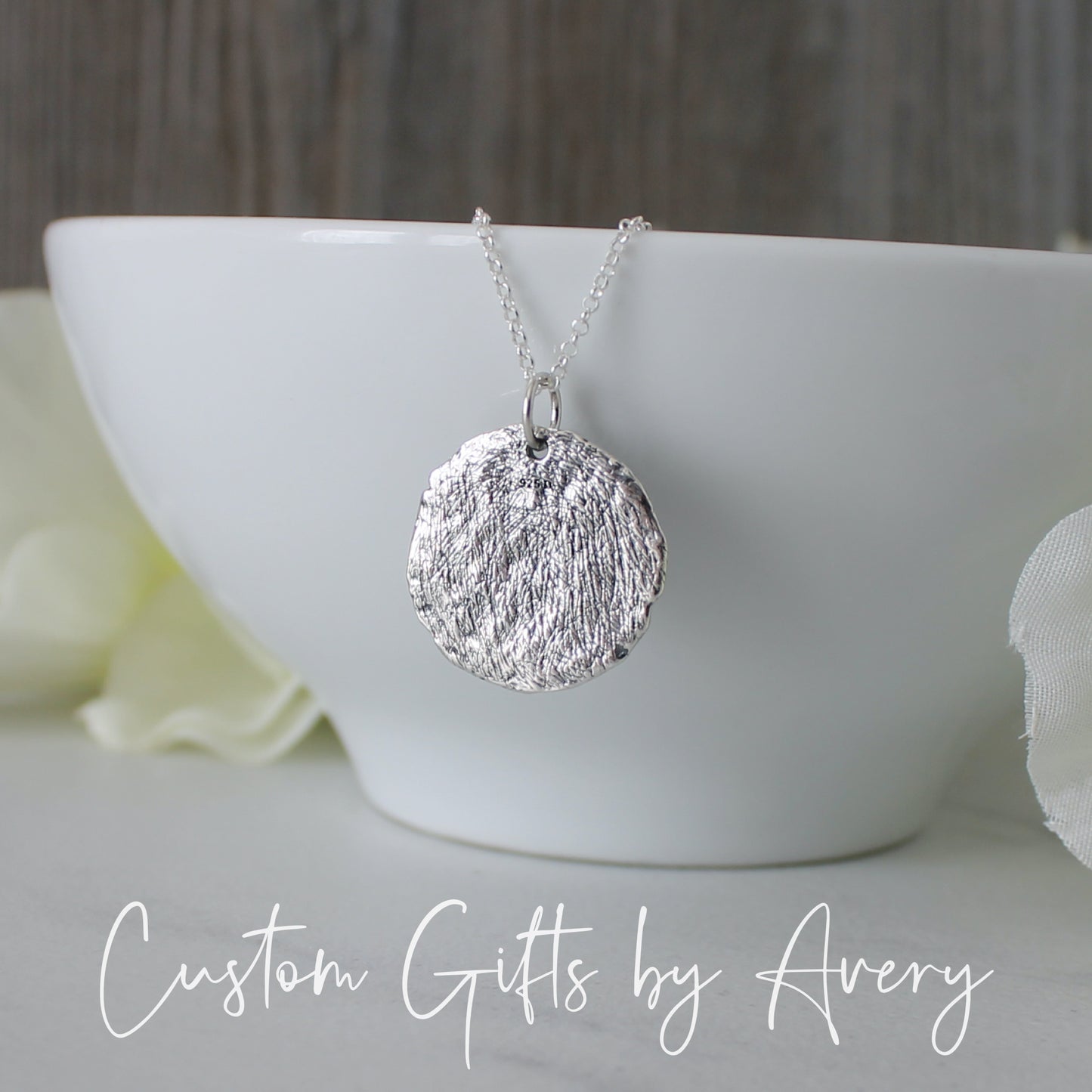 Sterling Silver Dragon Coin Necklace