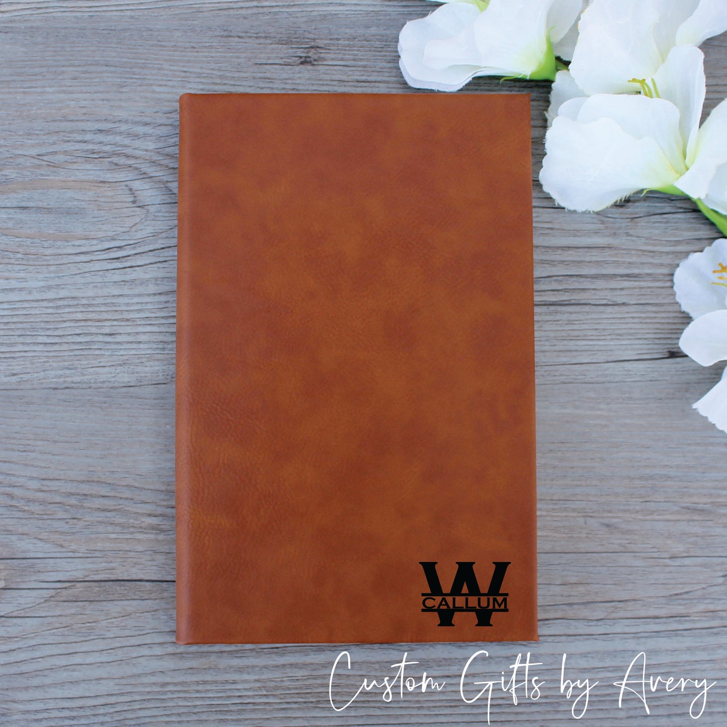 Personalized Keepsake Journal ~ Initials Monogram