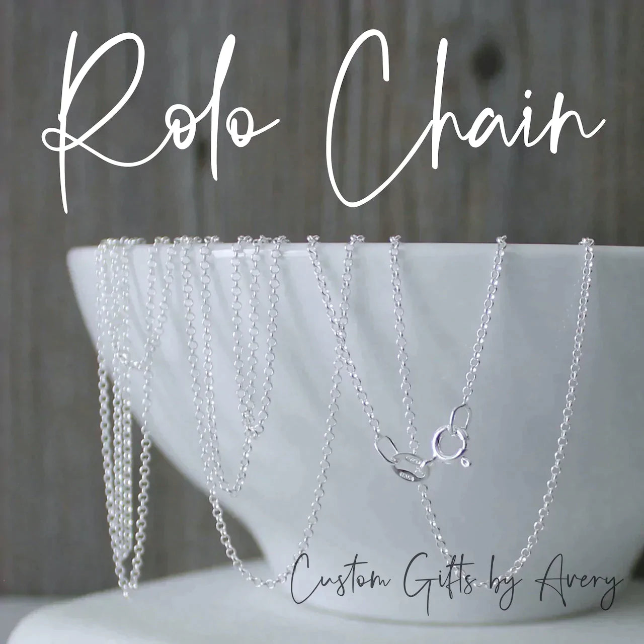 Sterling Silver Skier Necklace