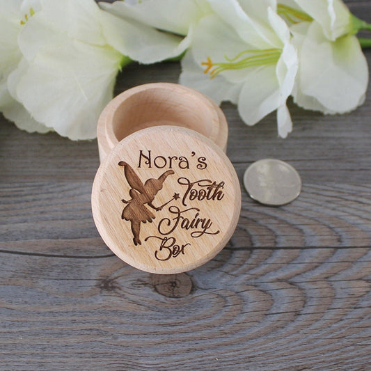 Personalized Tooth Fairy Box ~ Fairy Silhouette