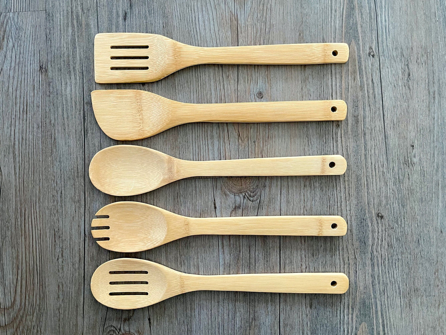 Personalized Bamboo Cooking Utensils
