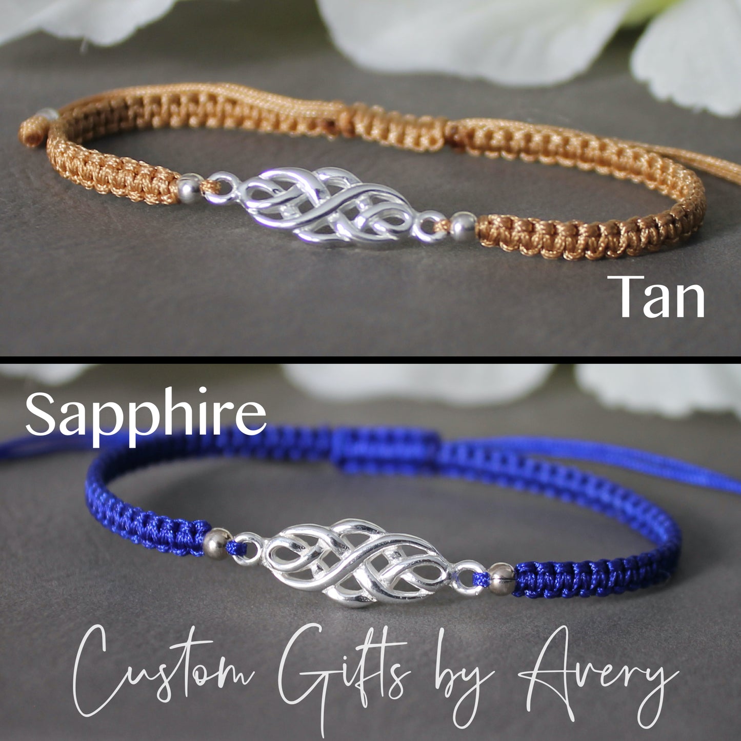 Adjustable Sterling Silver Celtic Bracelet