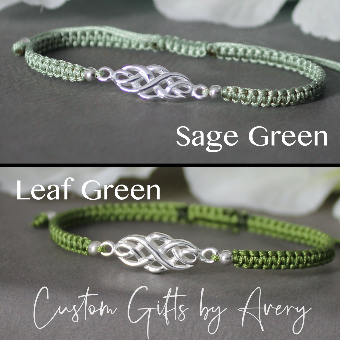 Adjustable Sterling Silver Celtic Bracelet