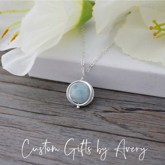 Aquamarine Gemstone Necklace