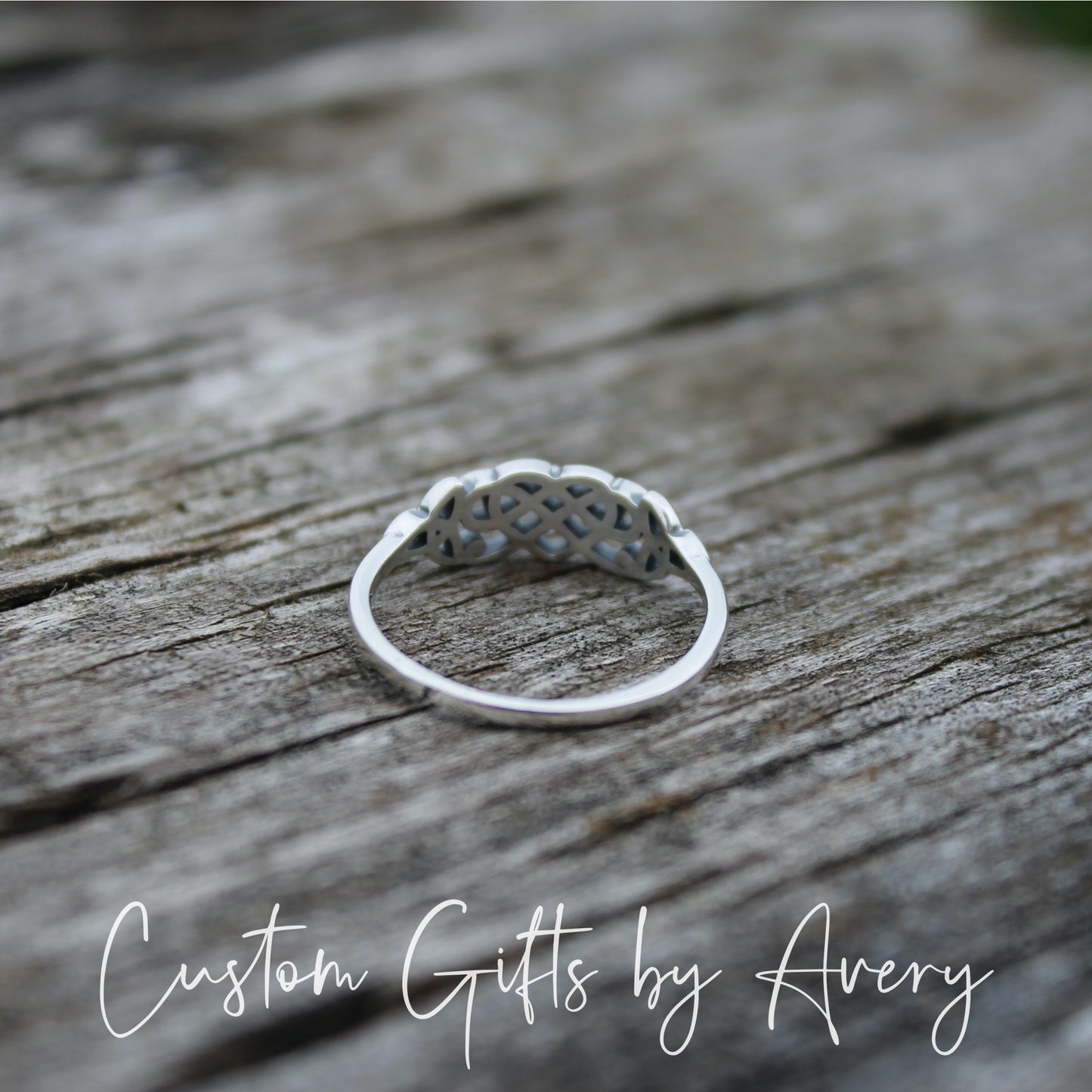 Sterling Silver Celtic Heart Knot Ring