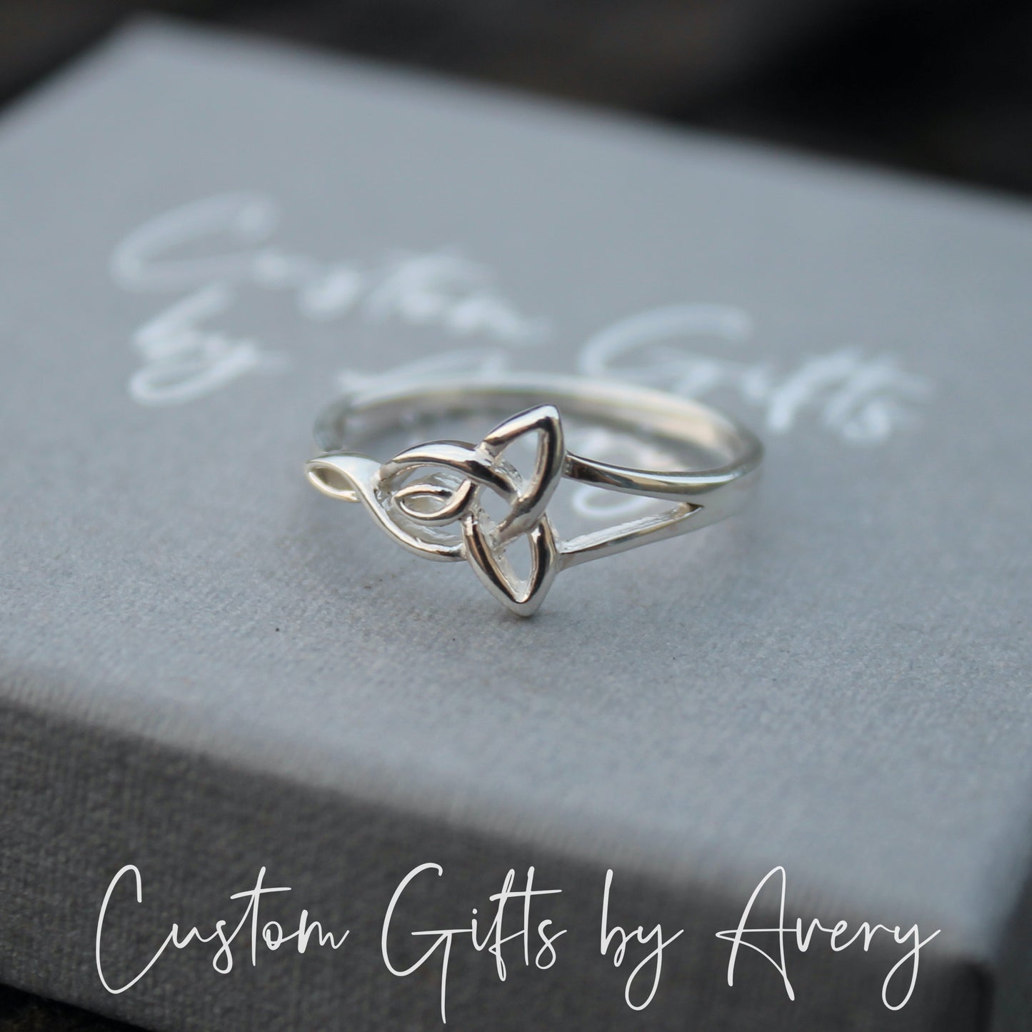 Sterling Silver Celtic Motherhood Knot Ring