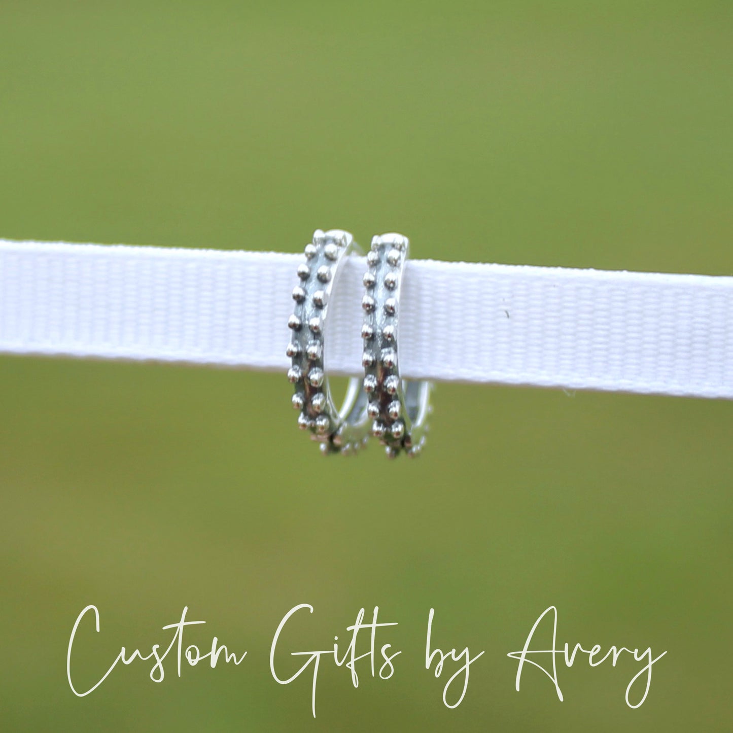 Sterling Silver Huggie Hoop Earrings