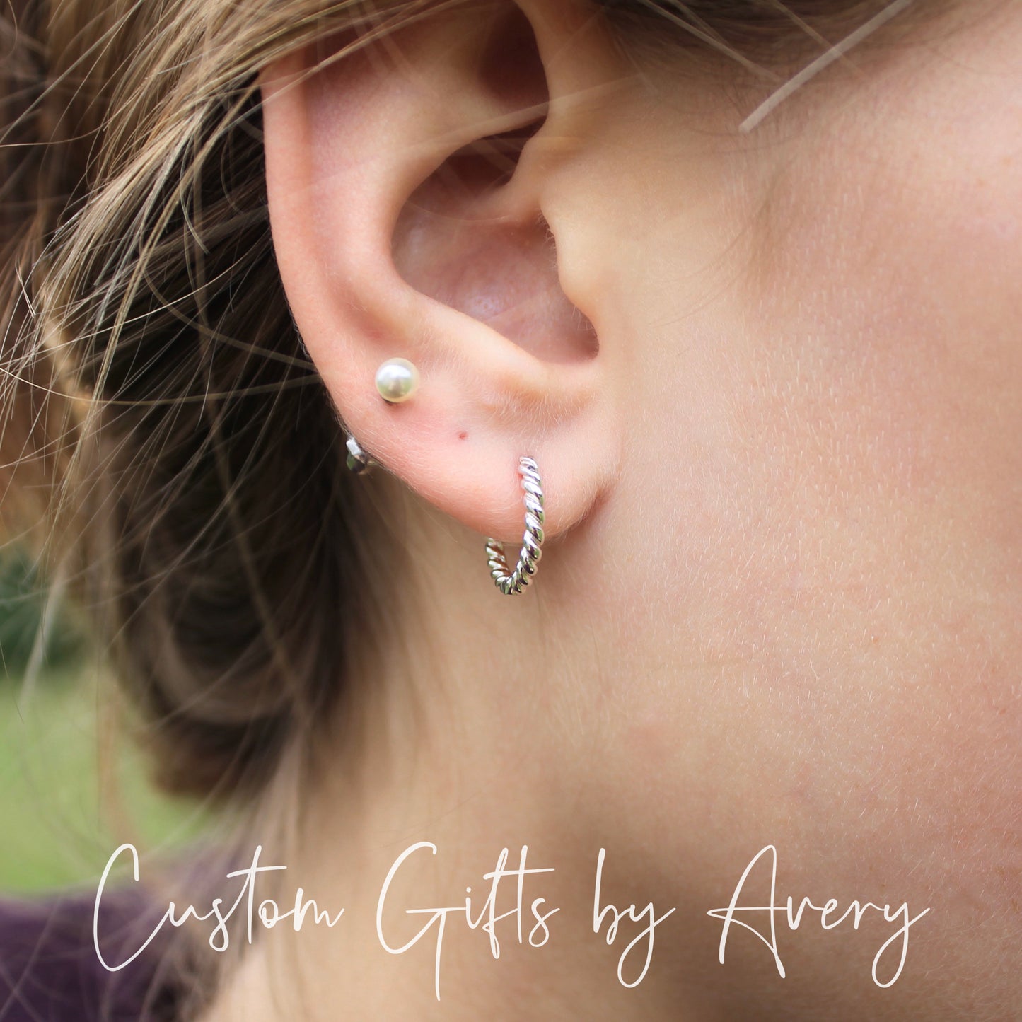 Sterling Silver Huggie Hoop Earrings