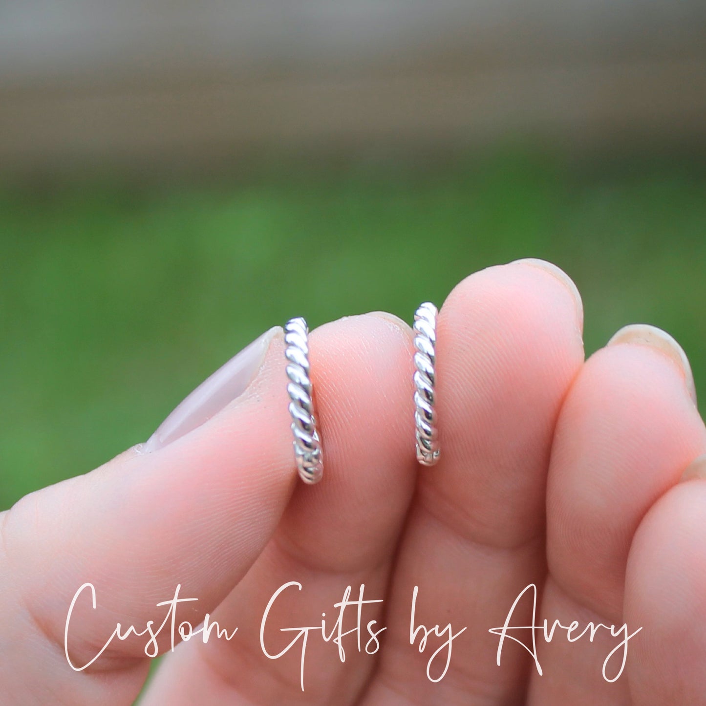 Sterling Silver Huggie Hoop Earrings