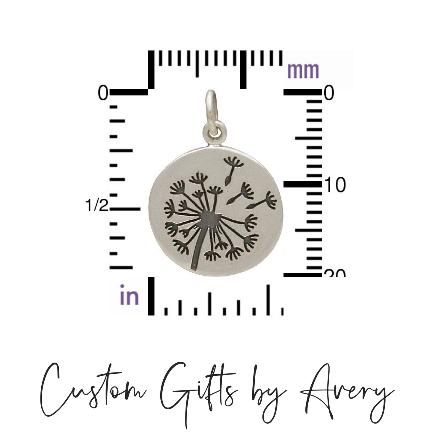 Sterling Silver Dandelion Wish Necklace