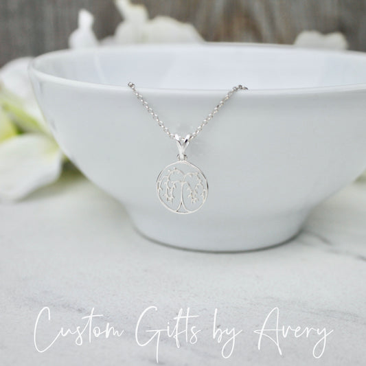 Sterling Silver Willow Tree Necklace