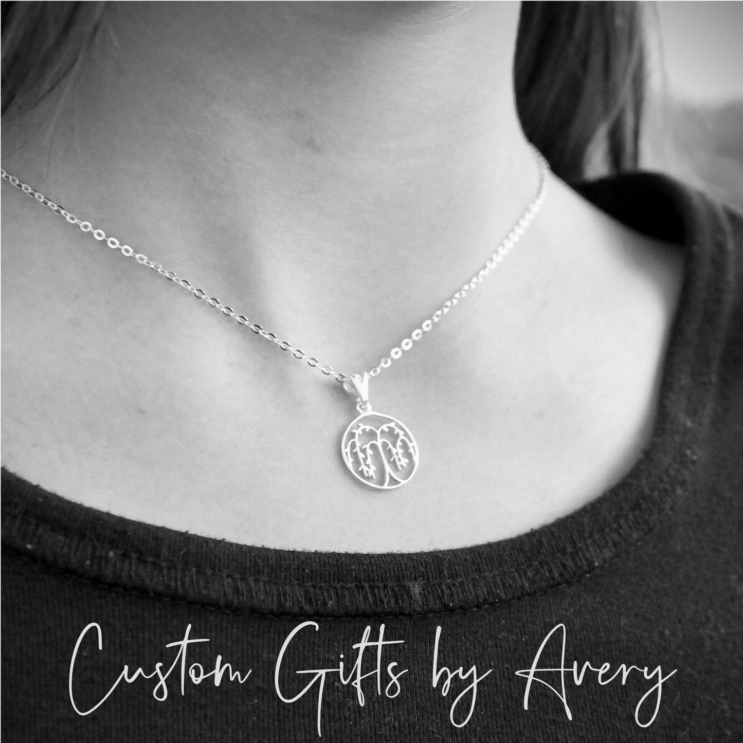 Sterling Silver Willow Tree Necklace