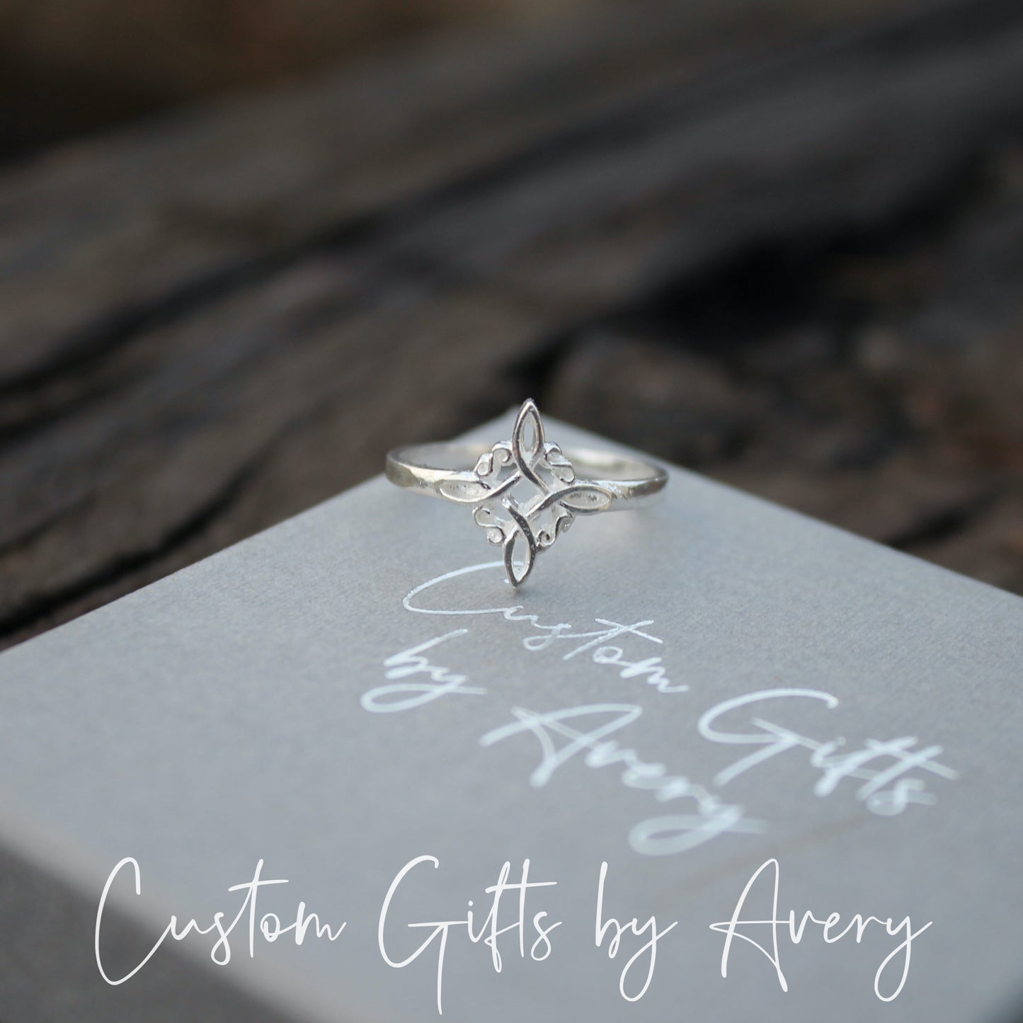 Sterling Silver Witches Knot Ring