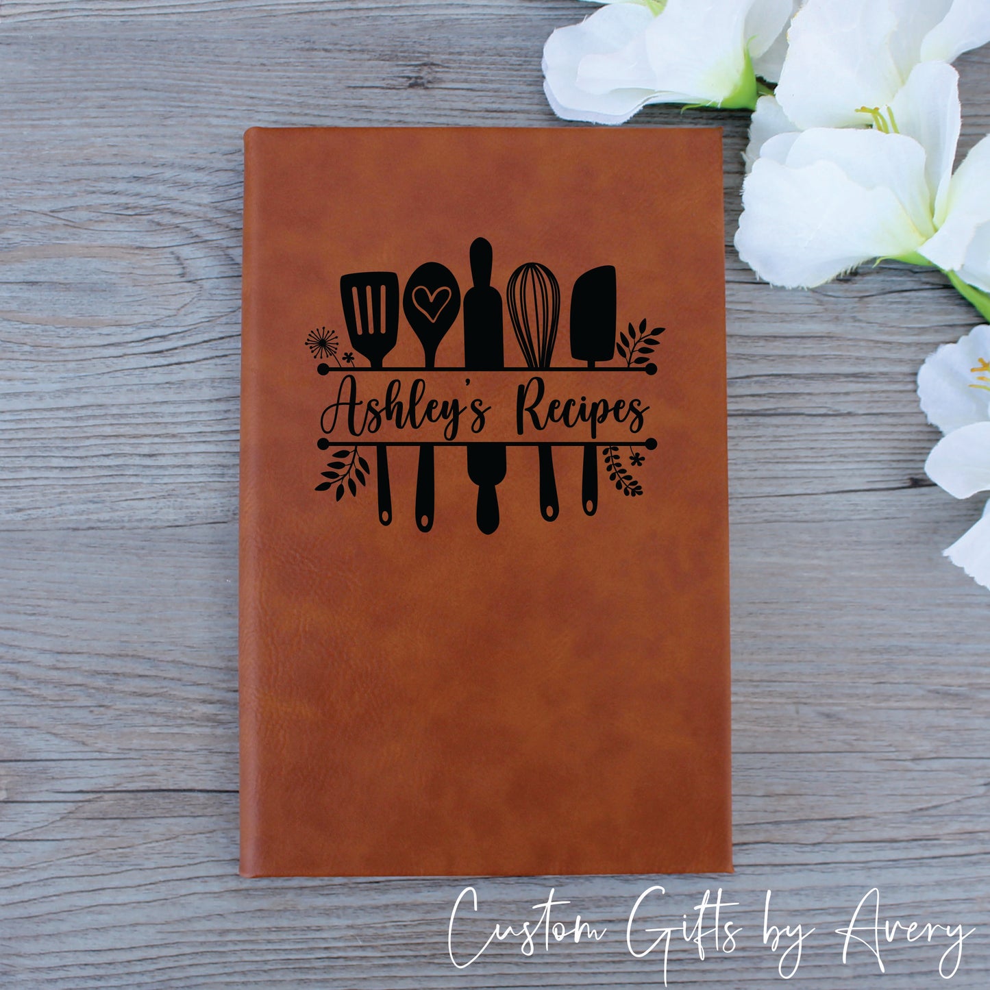 Personalized Recipe Book ~ Baking Utensils