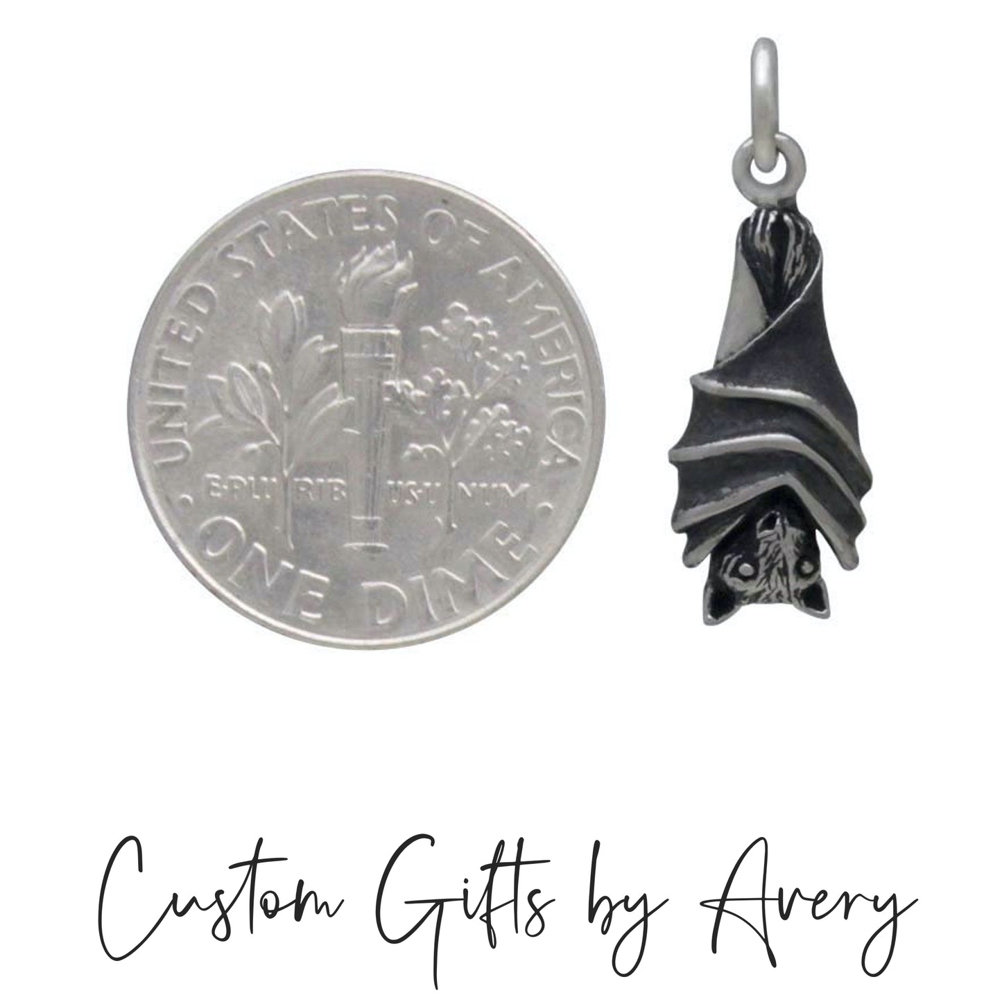 Sterling Silver Bat Necklace