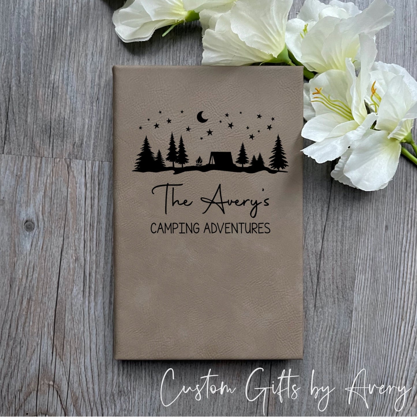 Personalized Camping Journal ~ Tent