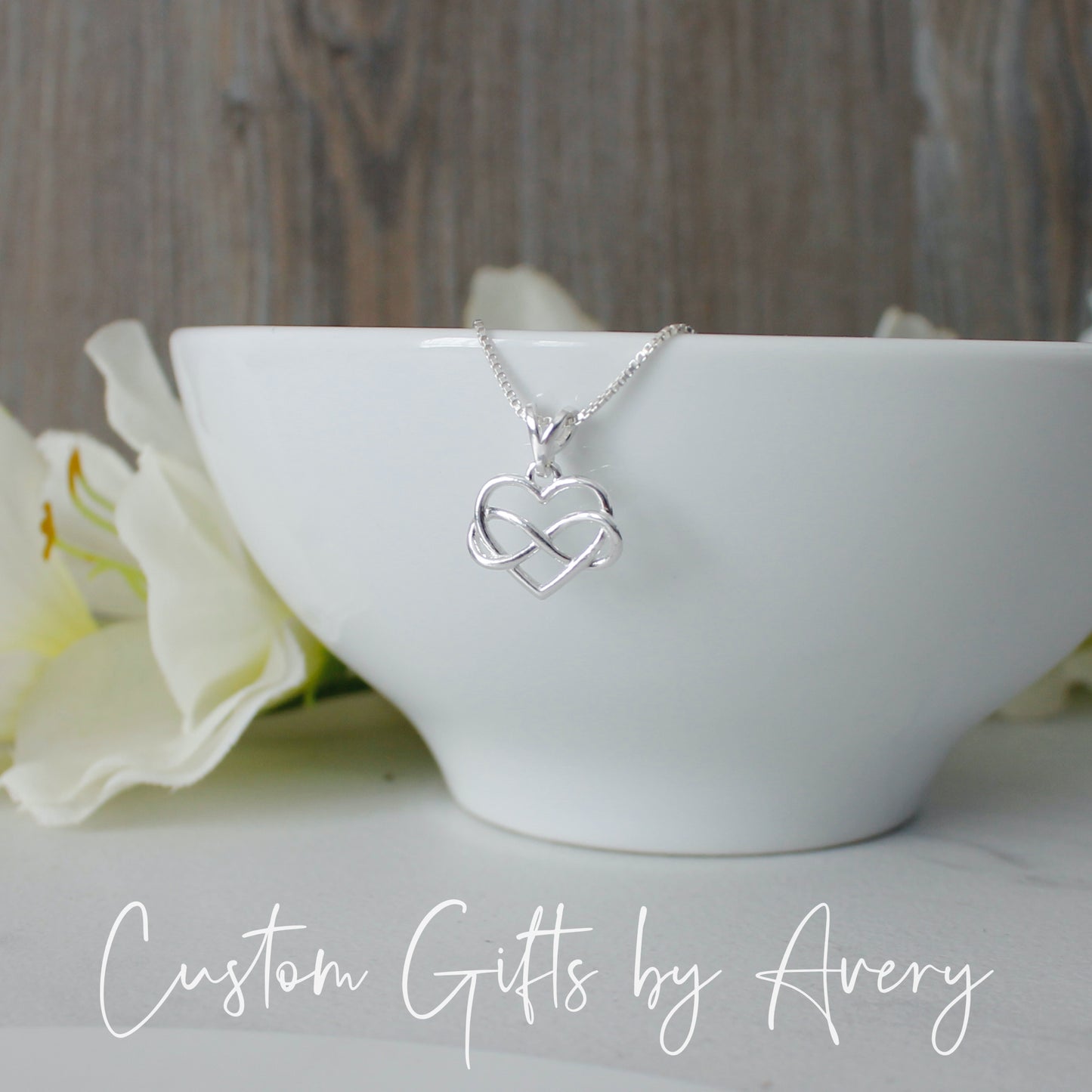 Sterling Silver Celtic Heart Necklace