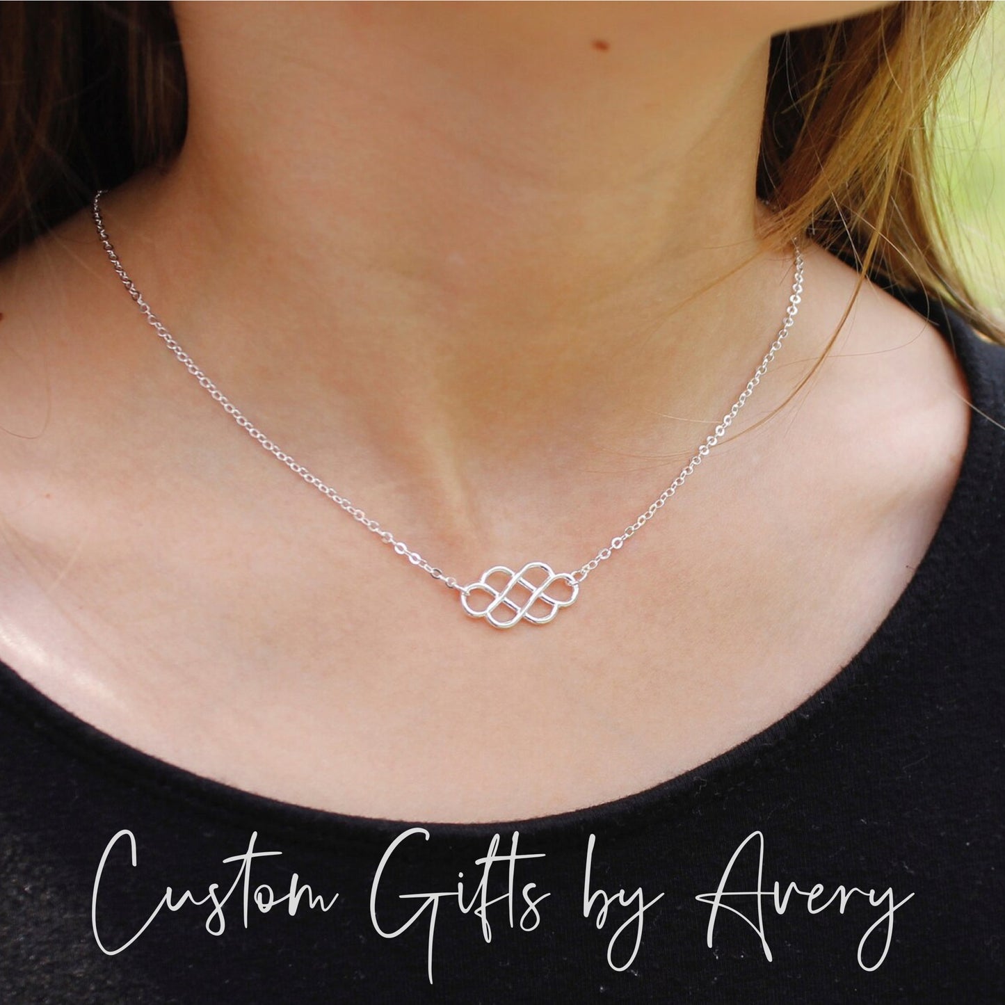 Sterling Silver Celtic Infinity Knot Necklace