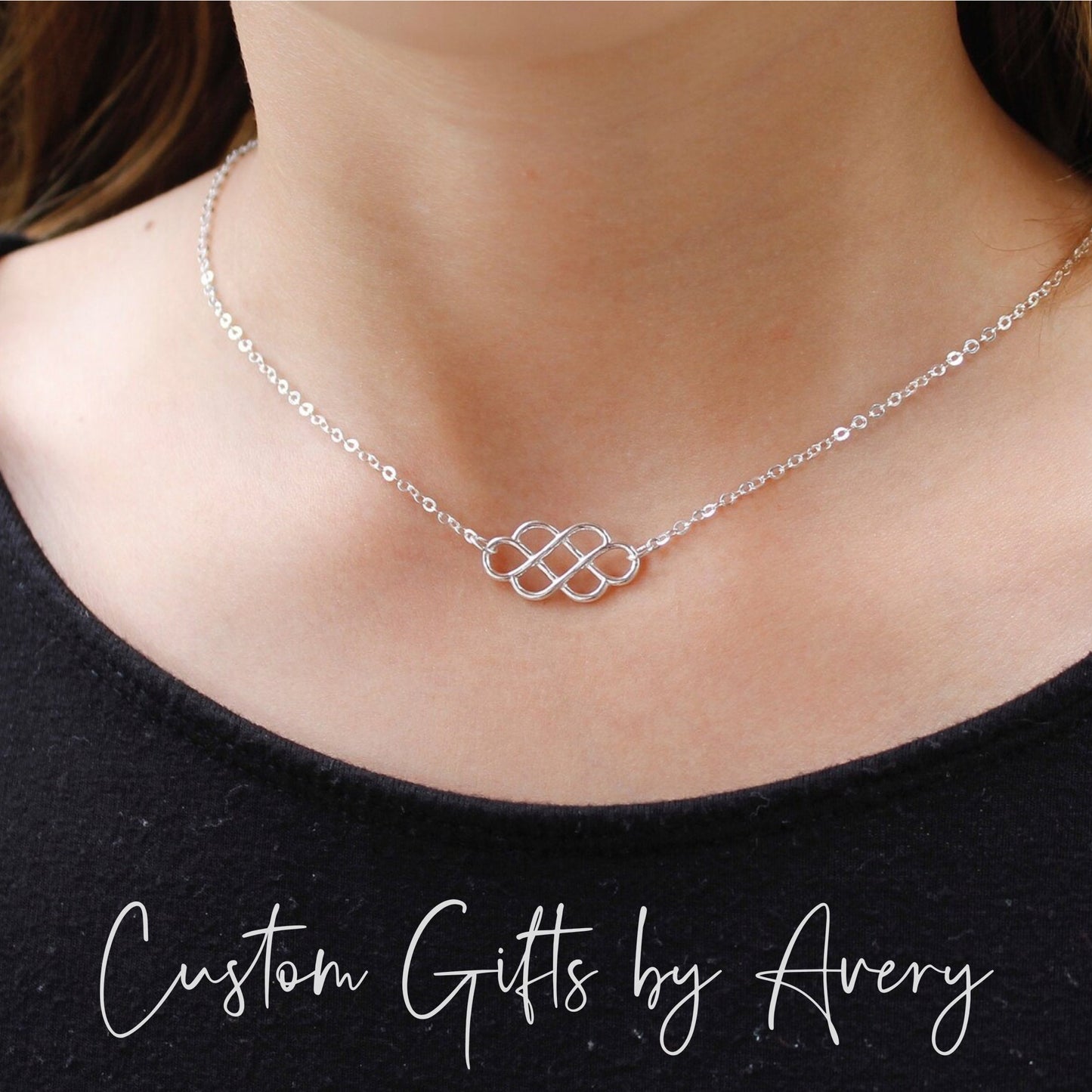 Sterling Silver Celtic Infinity Knot Necklace