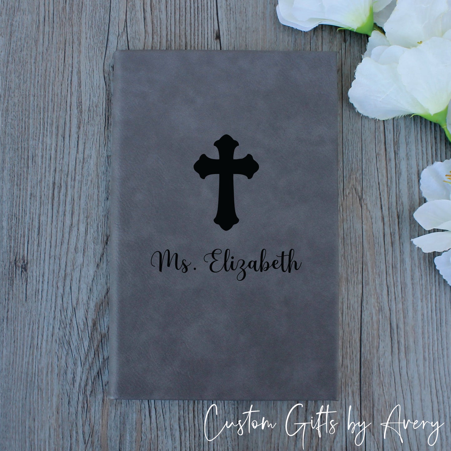 Personalized Keepsake Journal ~ Cross