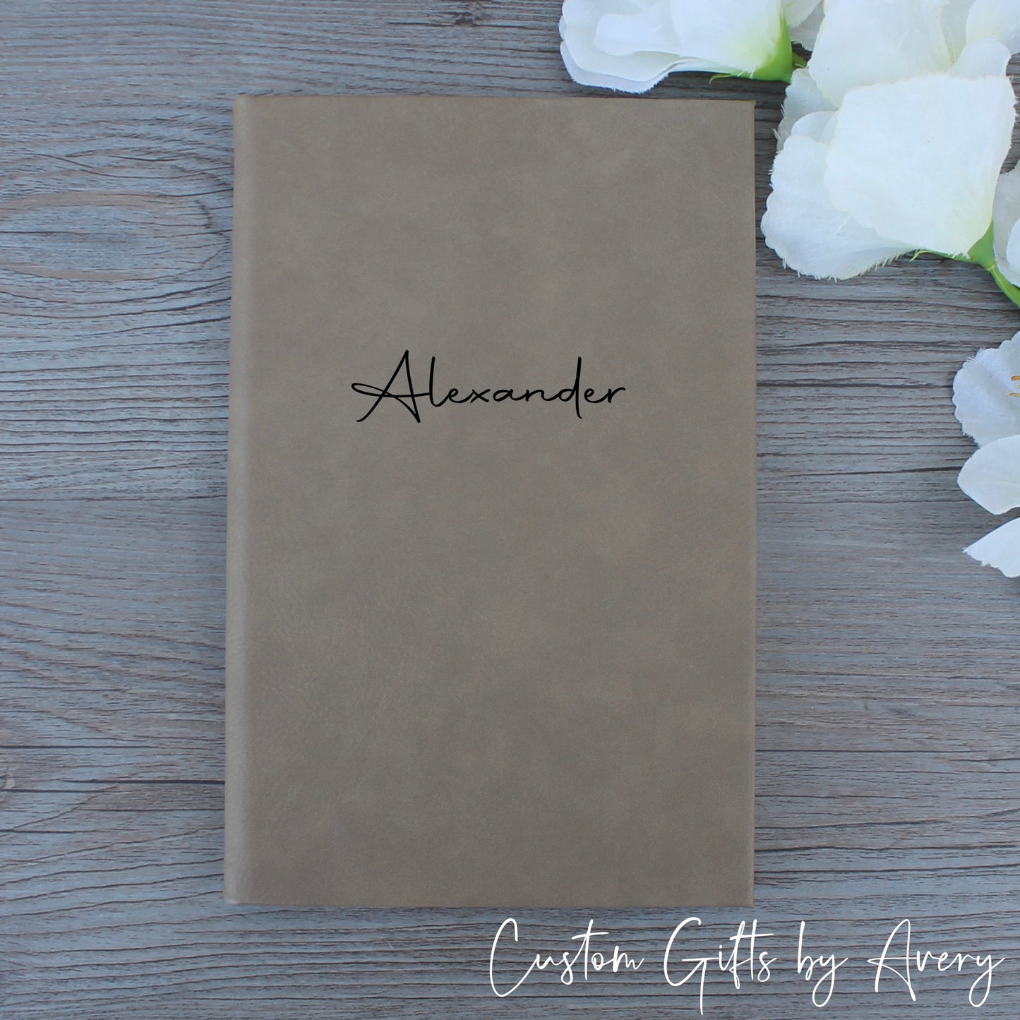 Personalized Notebook Journal ~ Your Text & Font