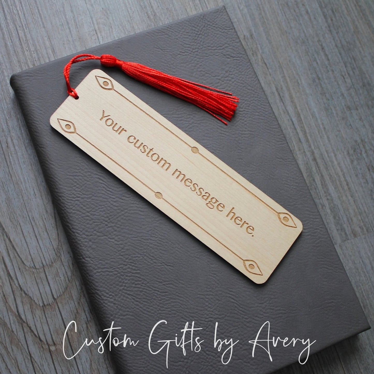 Personalized Maple Wood Bookmark