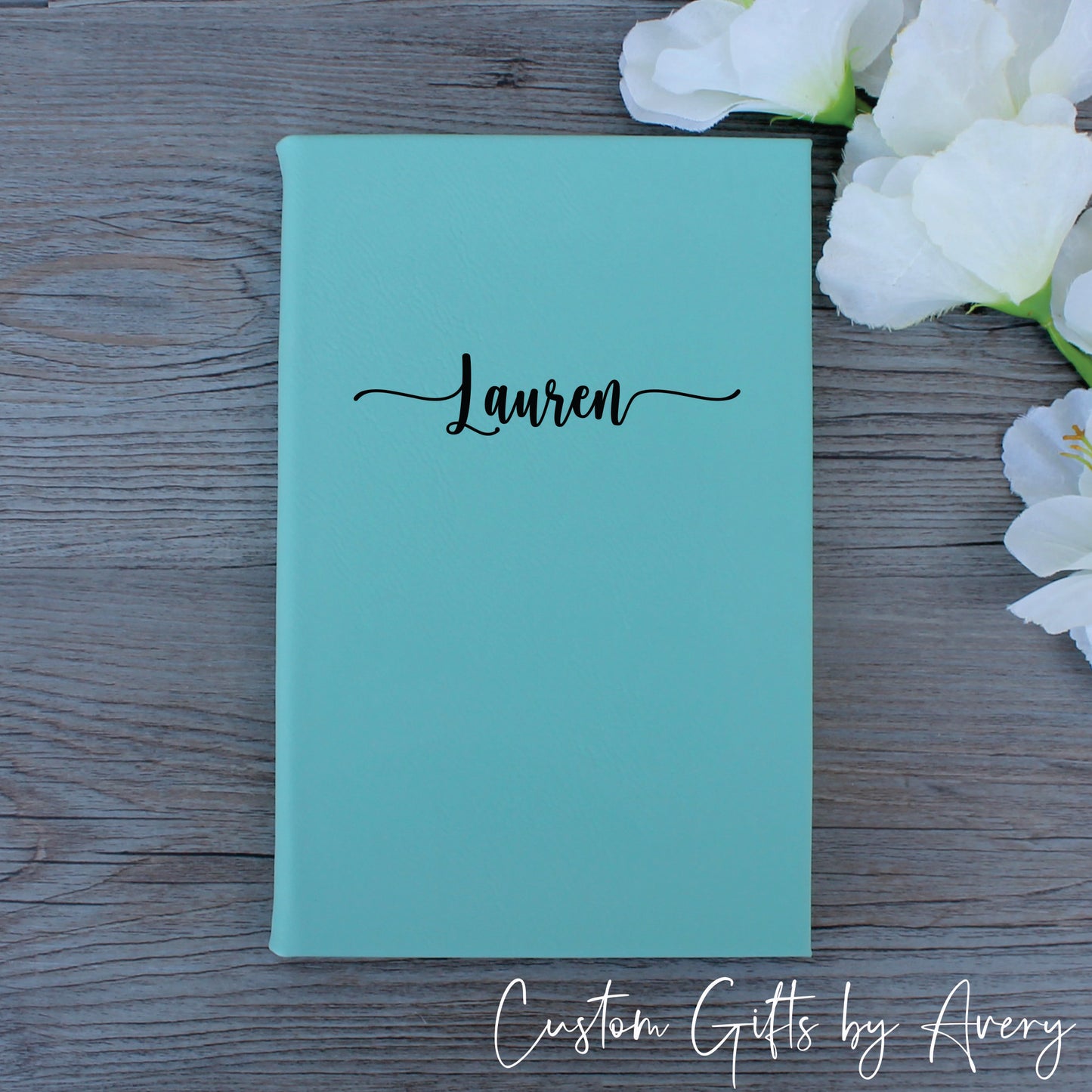 Personalized Notebook Journal ~ Name with Flourish