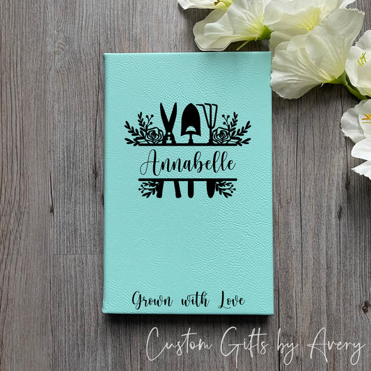 Personalized Gardening Journal ~ Gardening Tools