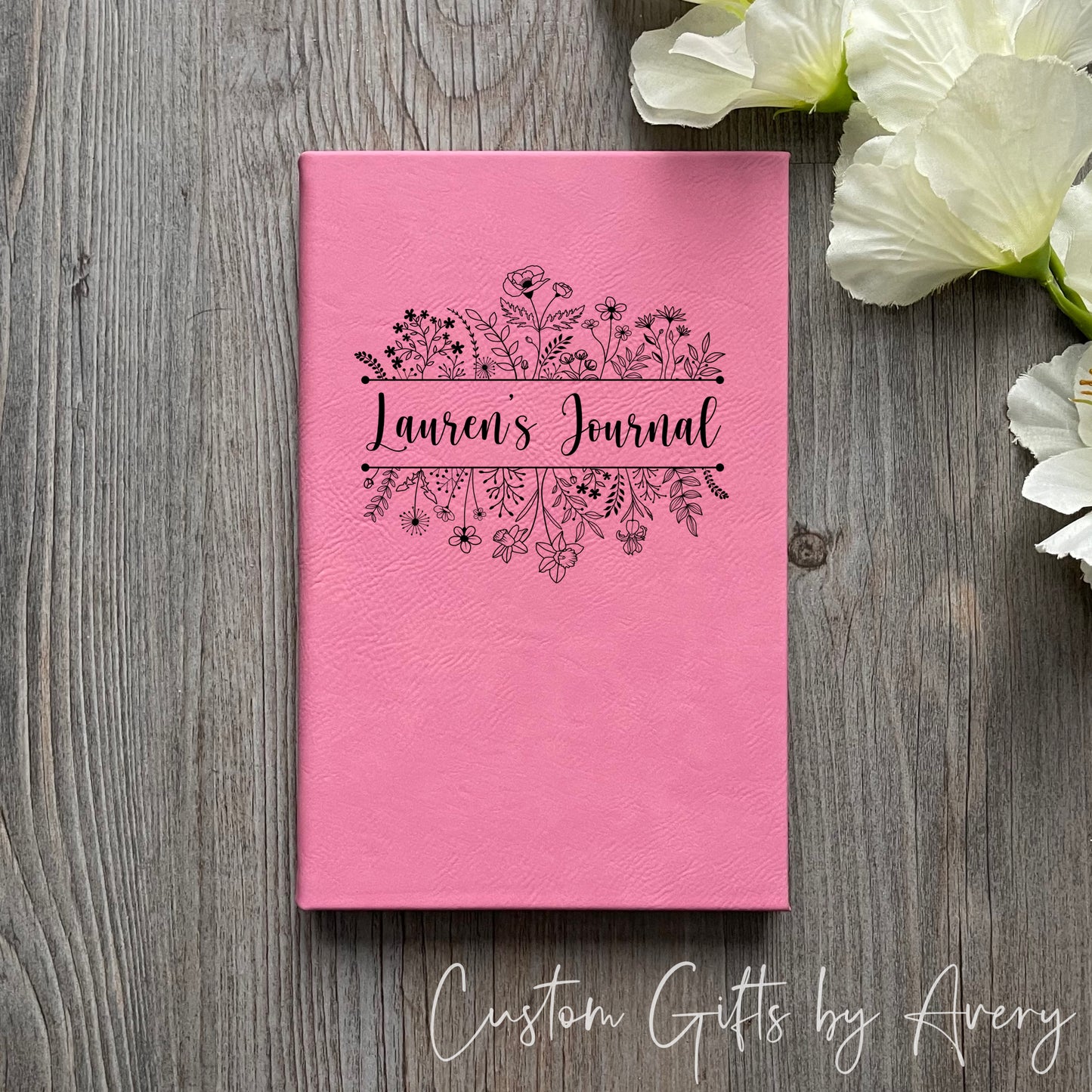 Personalized Gardening Journal ~ Flowers