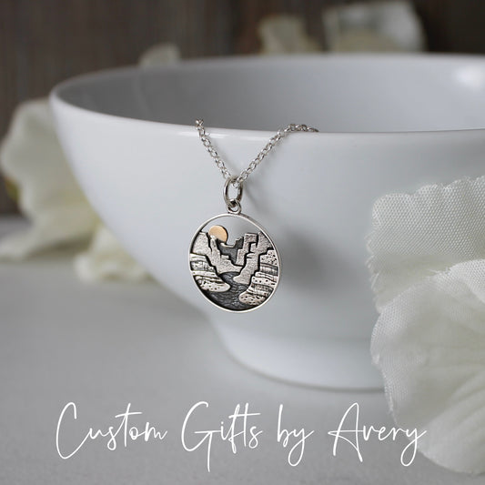 Sterling Silver Canyon Necklace