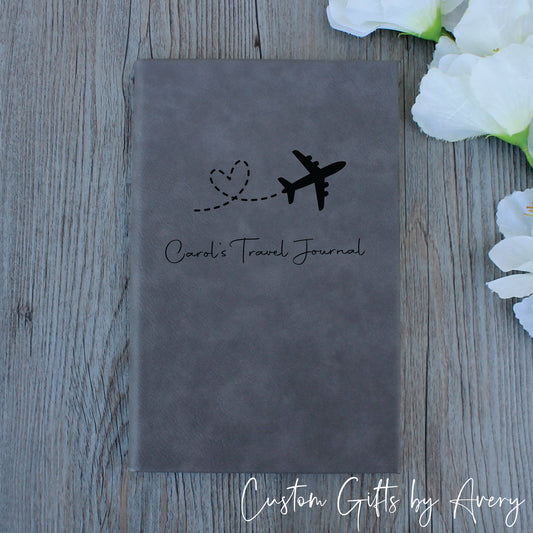 Personalized Travel Notebook Journal