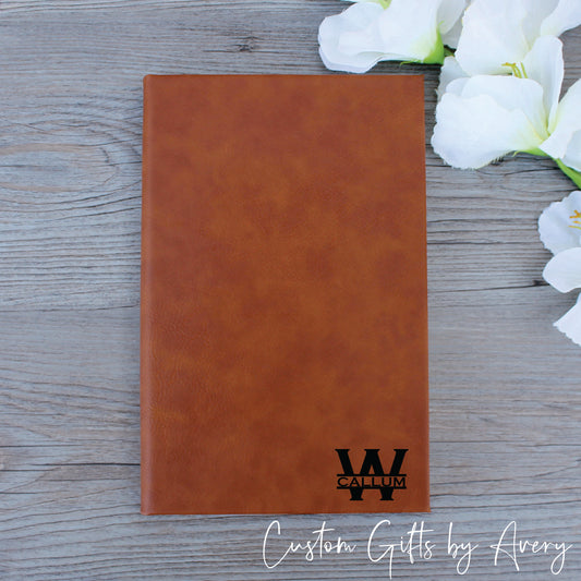 Personalized Keepsake Journal ~ Initials Monogram