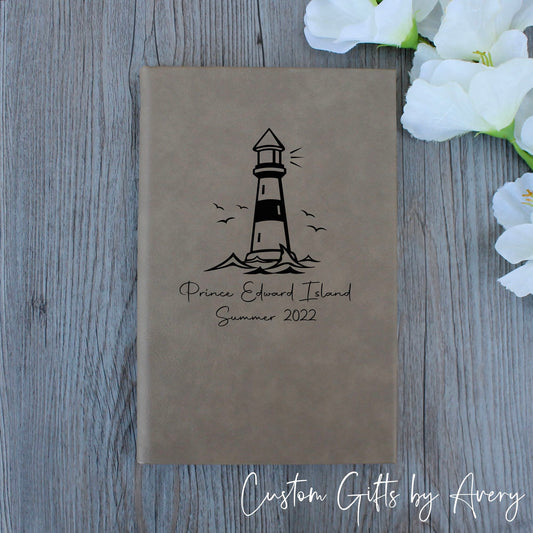 Personalized Notebook Journal ~ Light House