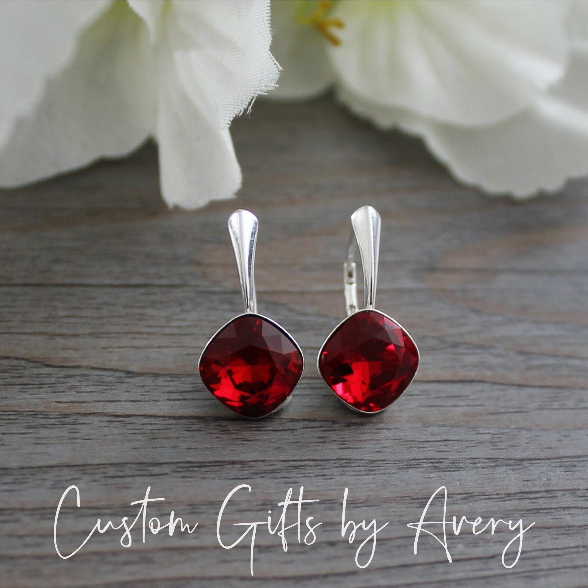 Austrian hot sale crystal earrings