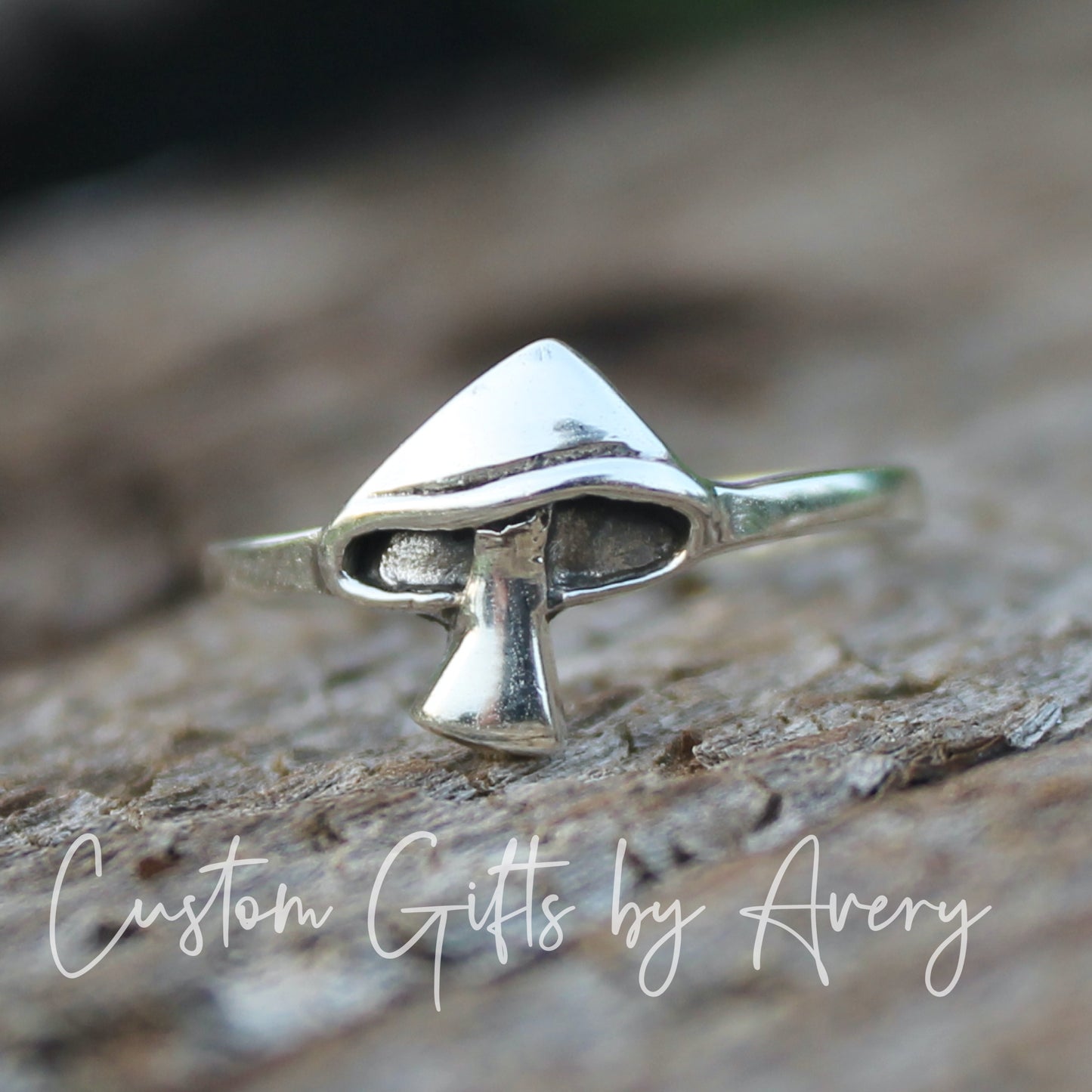 Sterling Silver Toadstool Ring