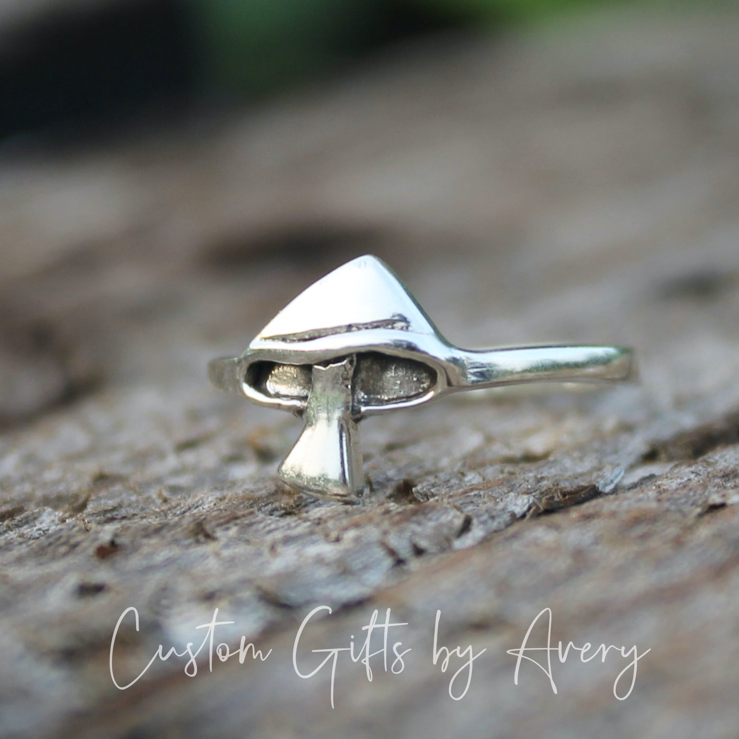 Sterling Silver Toadstool Ring