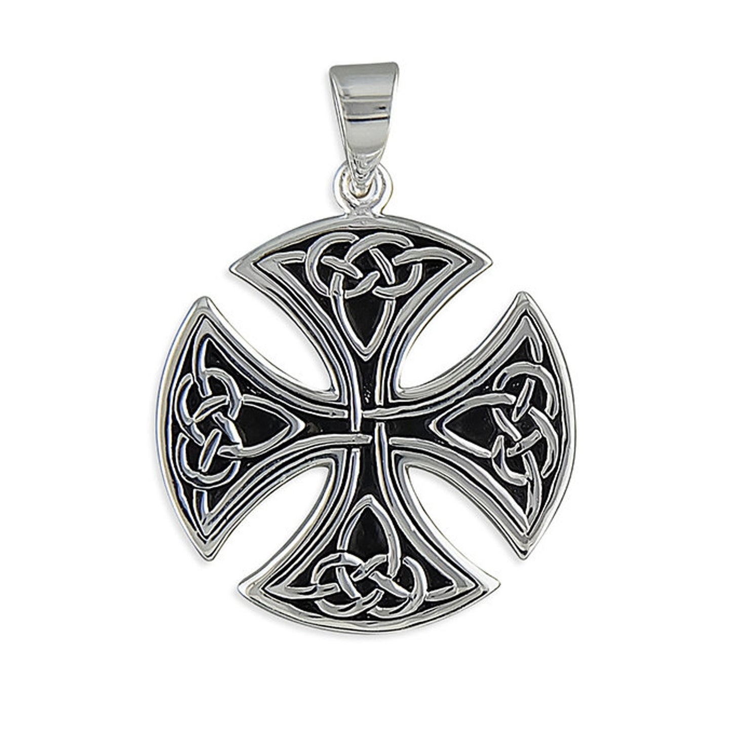 Sterling Silver Celtic Cross Necklace