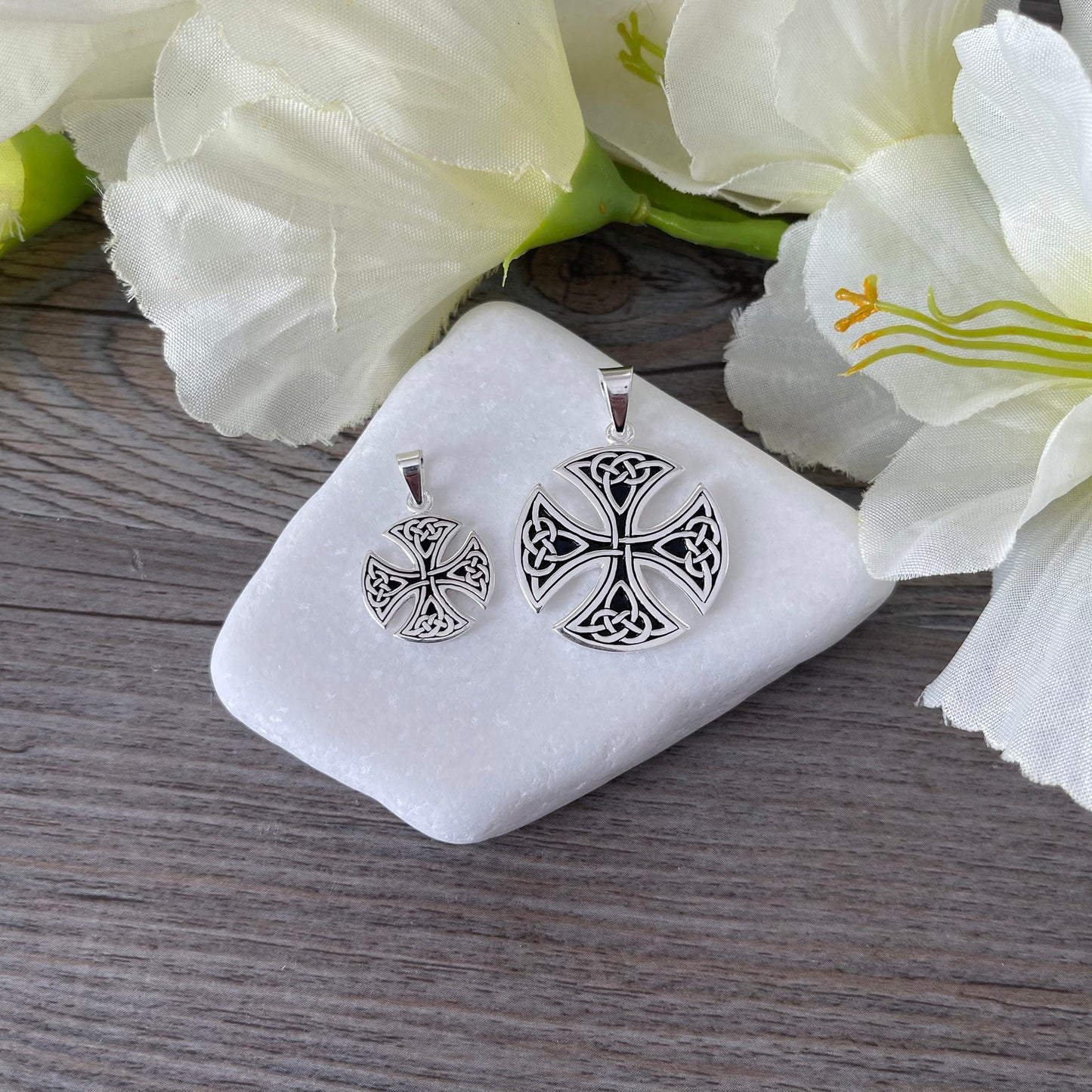 Sterling Silver Celtic Cross Necklace